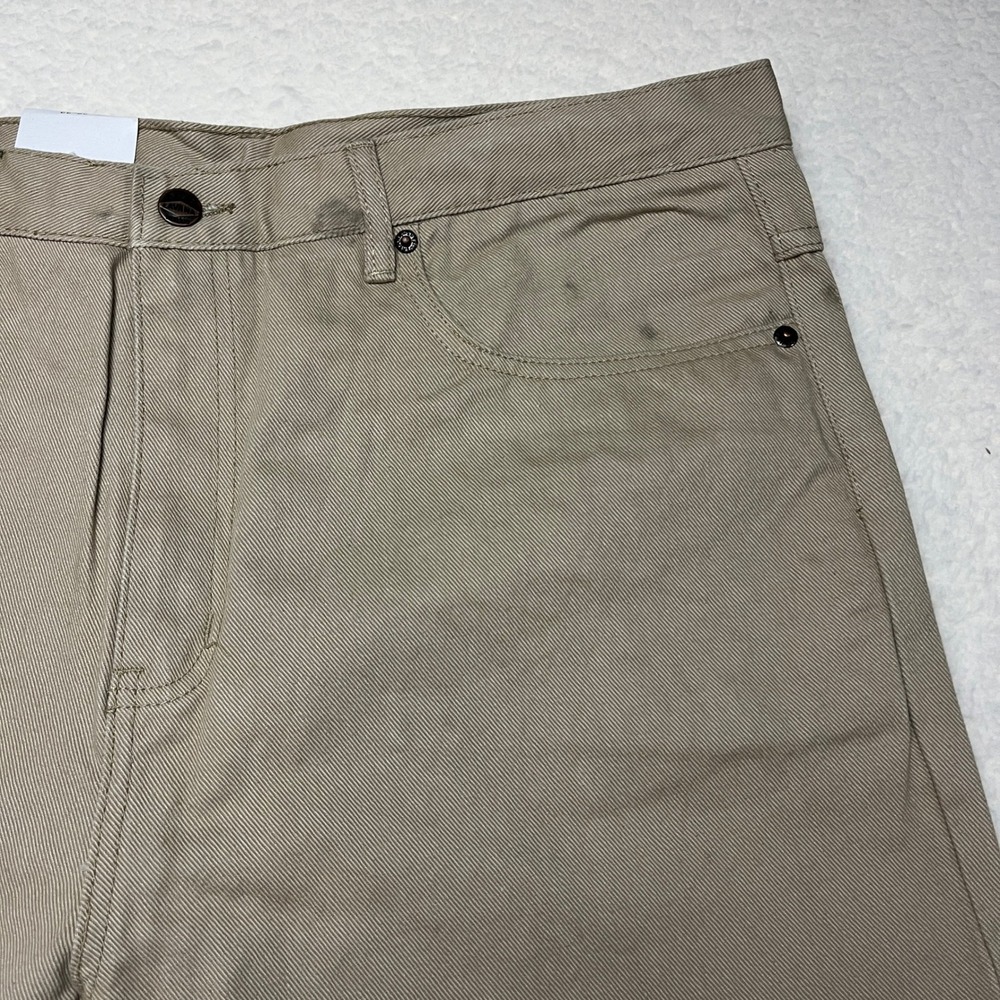 Lavana Pants Mens 38x32‎ Khaki High Quality Jean Straight Leg 100% Cotton